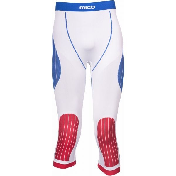 Mico Mico 3/4 TIGHT PANTS OFFICIAL CZE Спортно бельо 3/4 клин Mico Official CZE, бяло, размер 1