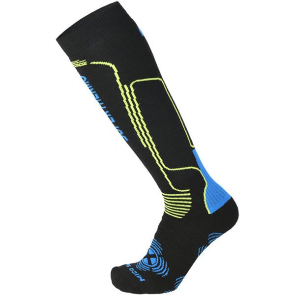 Mico Mico SUPERTHERMO PRIMALOFT SKI Скиорски три четвърти чорапи, черно, размер