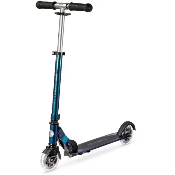 Micro Micro SPRITE PEARL LED Сгъваема тротинетка, тъмнозелено, размер