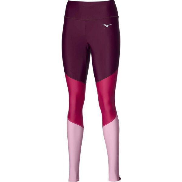 Mizuno Mizuno CORE LONG TIGHT Дамски клин за бягане, винен, размер