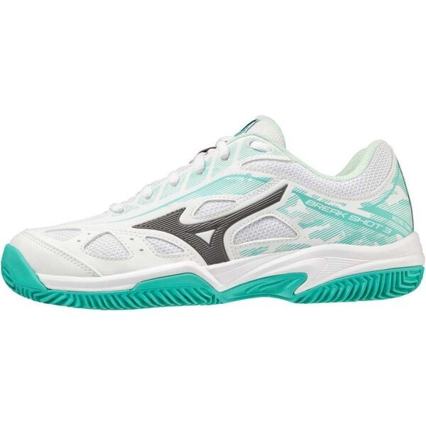 Mizuno Mizuno BREAKSHOT 3 CC Дамски обувки за тенис, бяло, размер 36.5