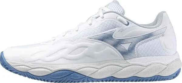 Mizuno Mizuno WAVE ENFORCE COURT CC W Дамски обувки за тенис, бяло, размер 36.5