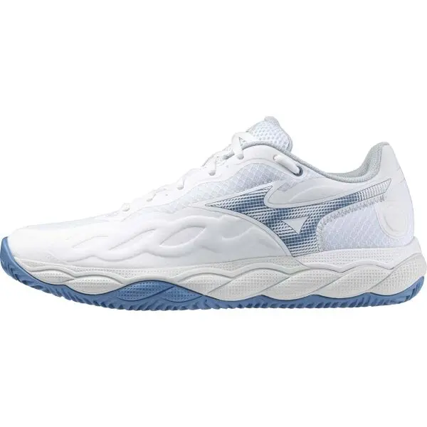 Mizuno Mizuno WAVE ENFORCE COURT CC W Дамски обувки за тенис, бяло, размер 39