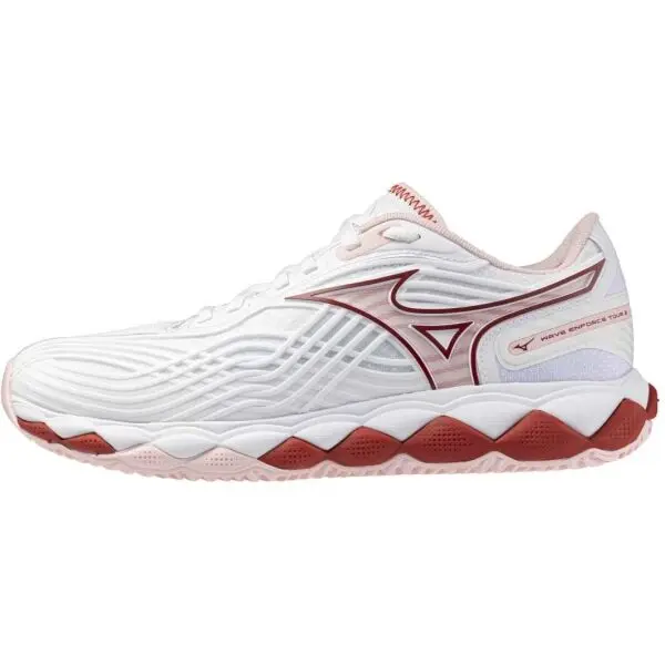 Mizuno Mizuno WAVE ENFORCE COURT CC W Дамски обувки за тенис, бяло, размер 40.5