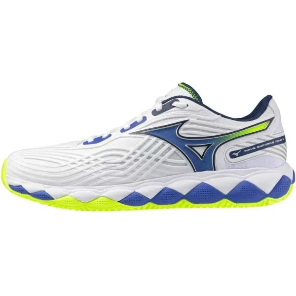 Mizuno Mizuno WAVE ENFORCE COURT CC W Мъжки обувки за тенис, бяло, размер 44