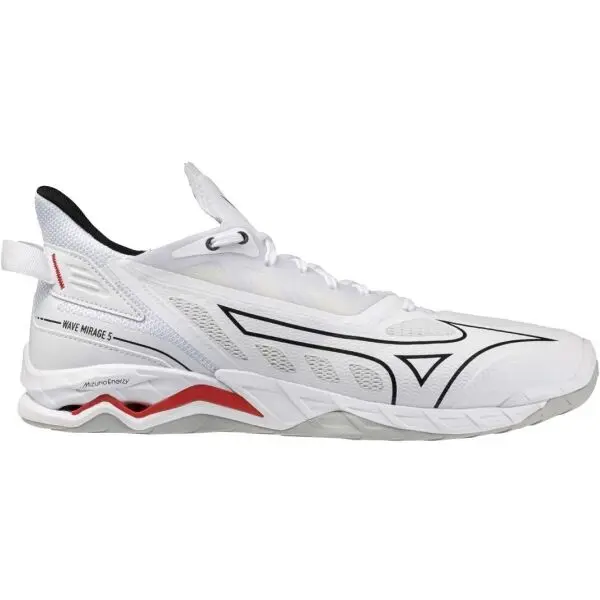 Mizuno Mizuno WAVE MIRAGE 5 Мъжки обувки за зала, бяло, размер 46