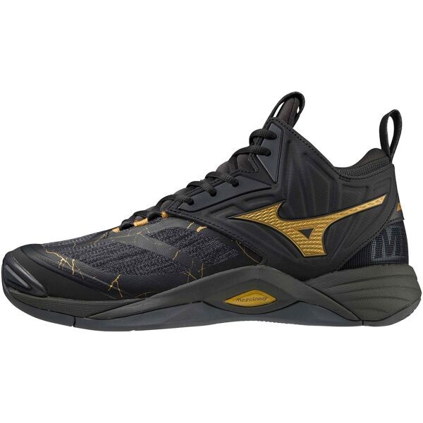 Mizuno Mizuno WAVE MOMENTUM 2 MID Мъжки волейболни обувки, черно, размер 47