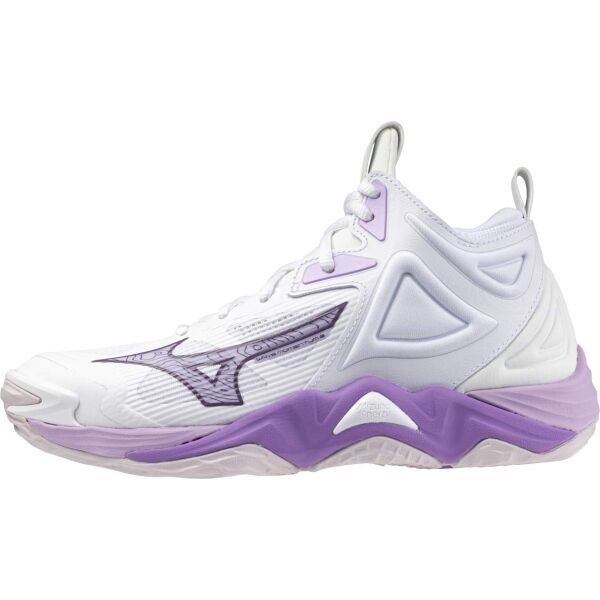 Mizuno Mizuno WAVE MOMENTUM 3 MID W Дамски обувки за спорт в зала, бяло, размер 40.5