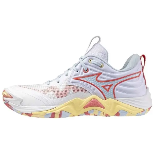Mizuno Mizuno WAVE MOMENTUM ELITE Дамски волейболни обувки, бяло, размер 38.5