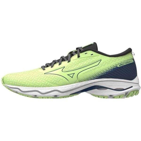 Mizuno Mizuno WAVE PRODIGY 6 Мъжки маратонки за бягане, светло-зелено, размер 46.5