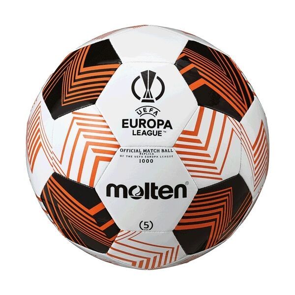 Molten Molten F5U1000-34 UEFA EUROPA LEAGUE Футболна топка, бяло, размер