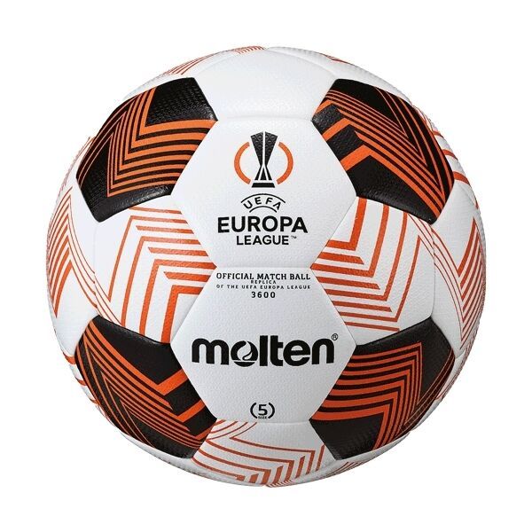 Molten Molten F5U3600-34 UEFA EUROPA LEAGUE Футболна топка, бяло, размер