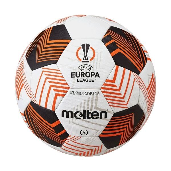 Molten Molten F5U5000-34 UEFA EUROPA LEAGUE Футболна топка, бяло, размер