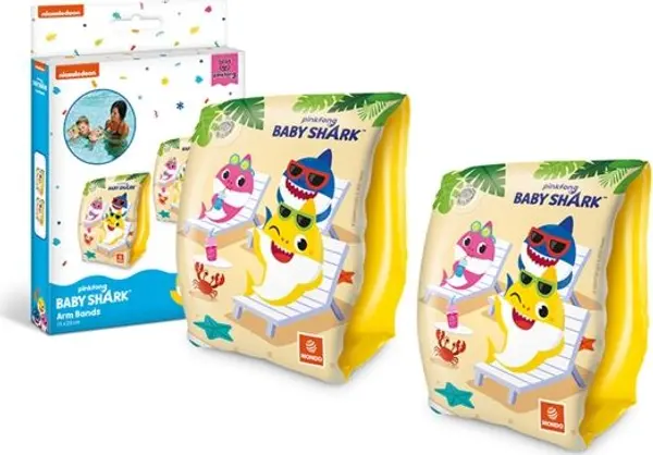 MONDO MONDO BABY SHARK Детски ръкавели за плуване, жълто, размер