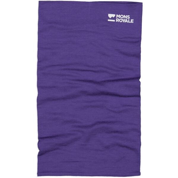 MONS ROYALE MONS ROYALE DOUBLE UP Шал от мериносова вълна, лилаво, размер