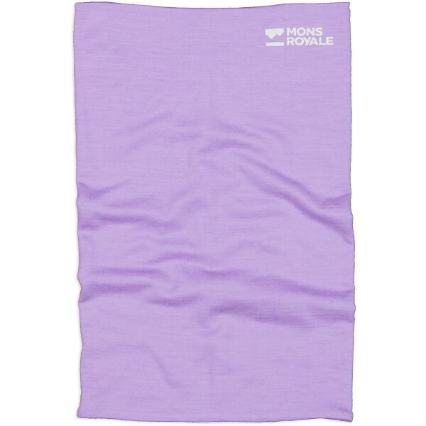 MONS ROYALE MONS ROYALE DOUBLE UP Шал от мериносова вълна, лилаво, размер