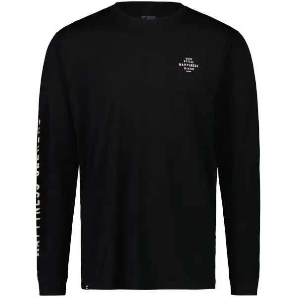 MONS ROYALE MONS ROYALE ICON LS Функционална блуза от мерино с дълъг ръкав, черно, размер