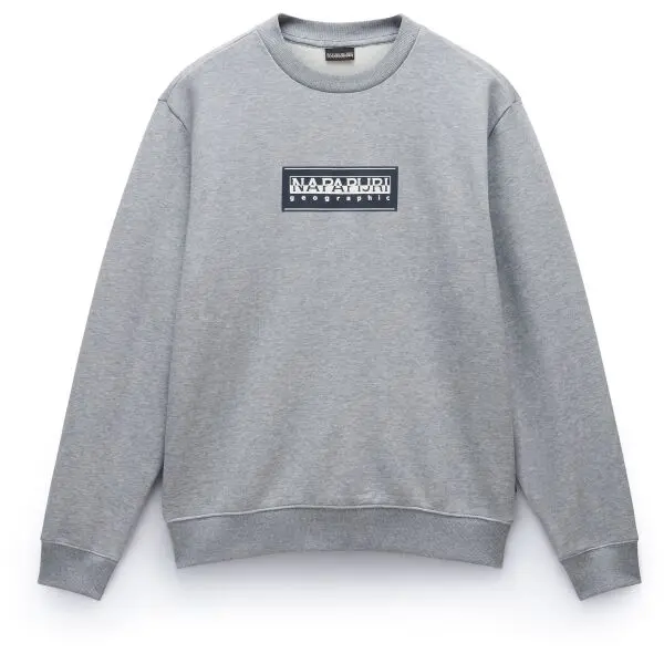 Napapijri Napapijri B-BOX LOGO Мъжки суитшърт, сиво, размер