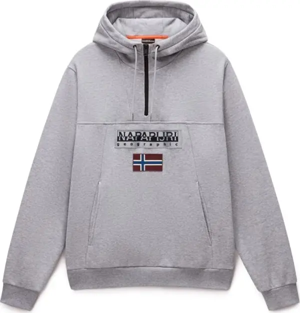 Napapijri Napapijri BURGEE Мъжки суитшърт, сиво, размер