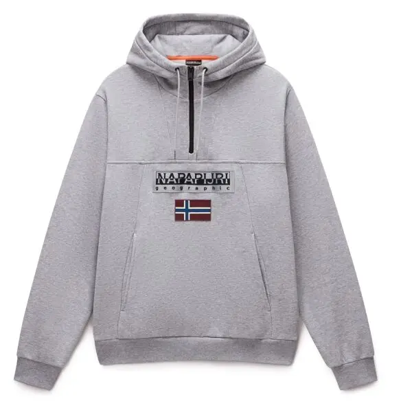 Napapijri Napapijri BURGEE Мъжки суитшърт, сиво, размер