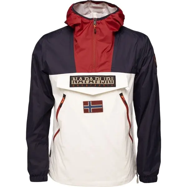 Napapijri Napapijri RAINFOREST WB Мъжко яке за преходните сезони, бяло, размер
