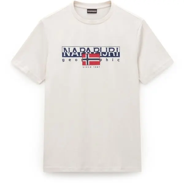 Napapijri Napapijri S-AYLMER Мъжка тениска, бяло, размер