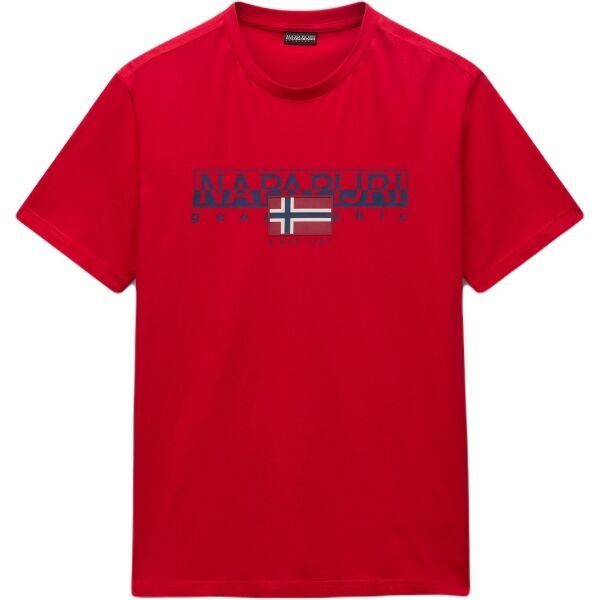 Napapijri Napapijri S-AYLMER Мъжка тениска, червено, размер