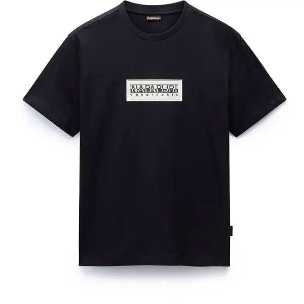 Napapijri Napapijri S-BOX LOGO Мъжка тениска, черно, размер