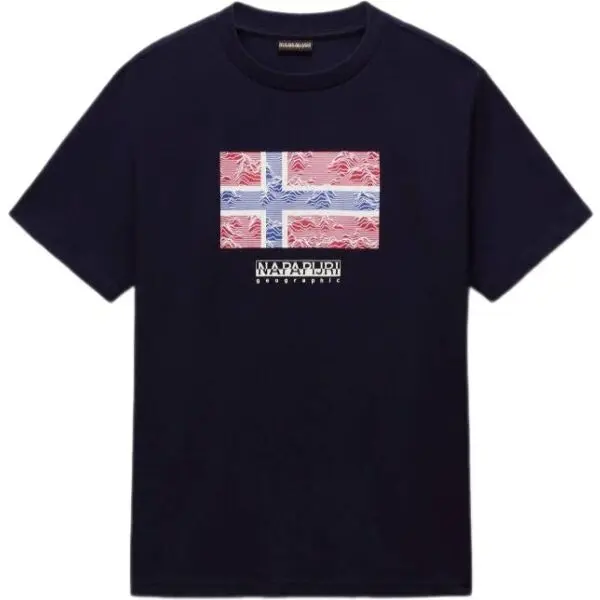 Napapijri Napapijri S-DRAPEAU Мъжка тениска, тъмносин, размер