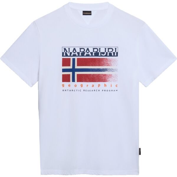 Napapijri Napapijri S-KREIS Мъжка тениска, бяло, размер