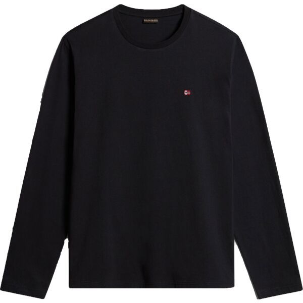 Napapijri Napapijri SALIS LS 1 Мъжка тениска с дълъг ръкав, черно, размер