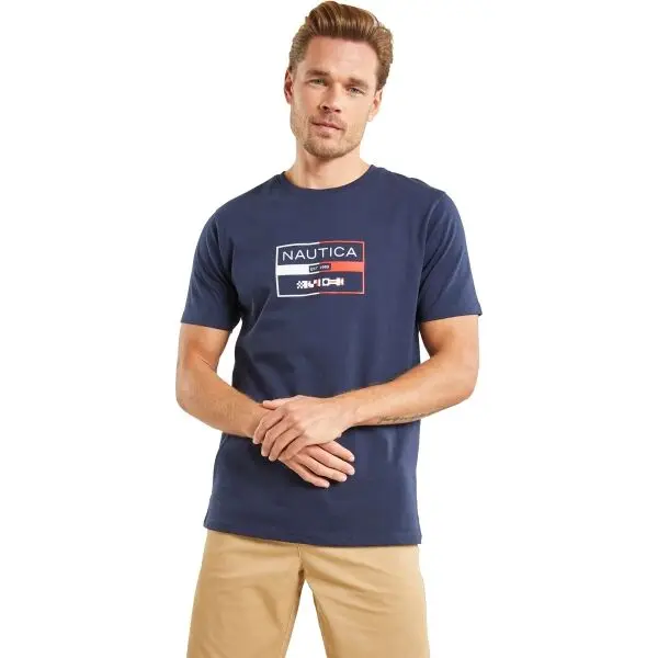 NAUTICA NAUTICA ALVES Мъжка тениска, тъмносин, размер
