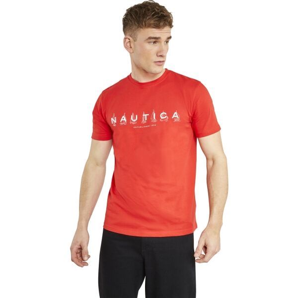 NAUTICA NAUTICA CADE Мъжка тениска, червено, размер