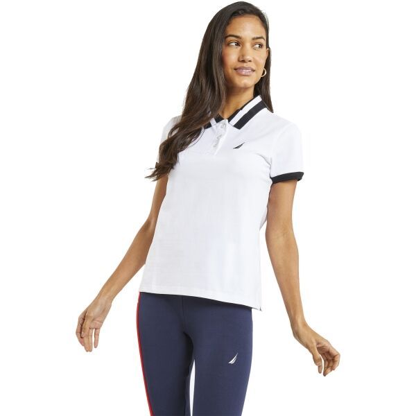 NAUTICA NAUTICA ESMA Дамска поло тениска, бяло, размер