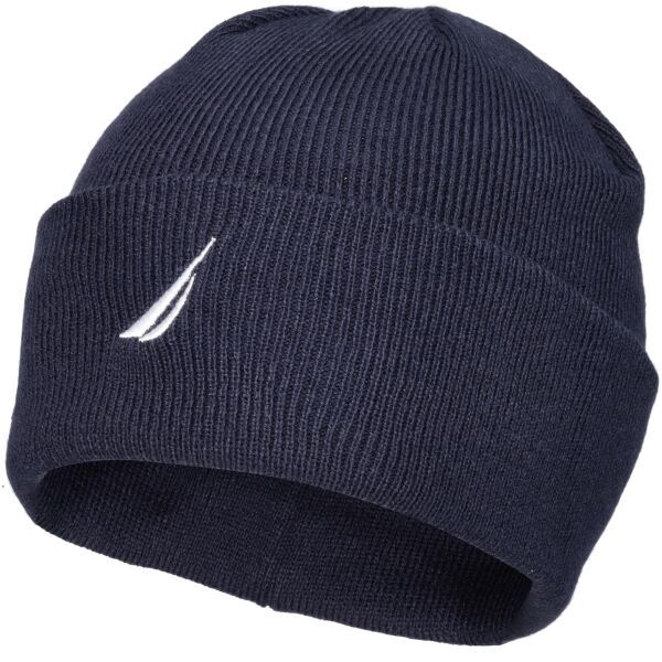 NAUTICA NAUTICA GERRO BEANIE Мъжка зимна шапка, тъмносин, размер
