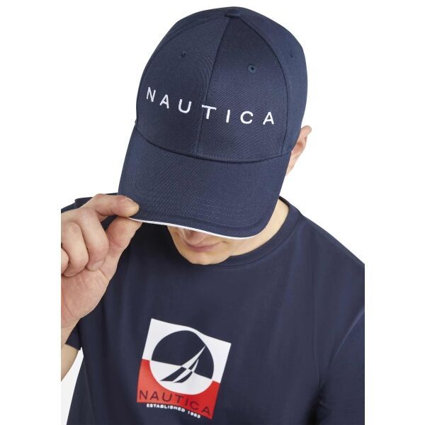NAUTICA NAUTICA ROBSON SNAPBACK Мъжка бейзболна шапка, тъмносин, размер