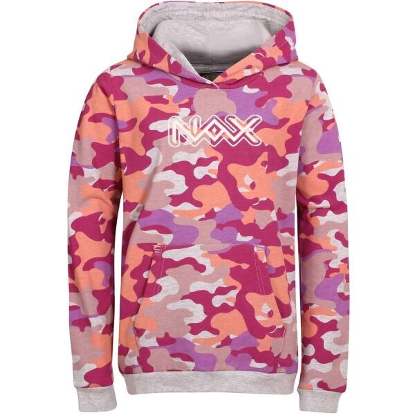 NAX NAX ABEKO Суитшърт за момичета, розово, размер