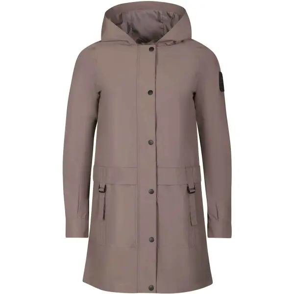 NAX NAX ARESA Дамско яке с качулка, кафяво, размер