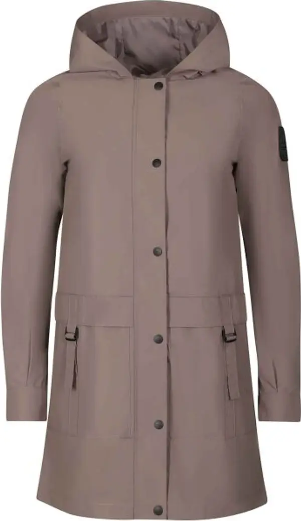 NAX NAX ARESA Дамско яке с качулка, кафяво, размер