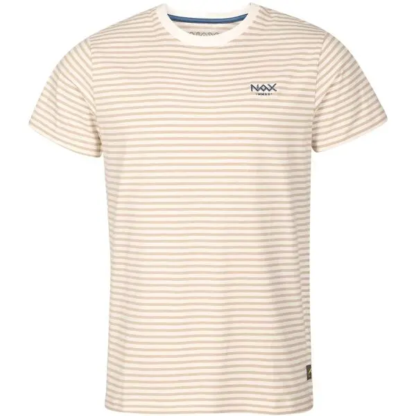 NAX NAX CESEF Мъжка памучна тениска, бежово, размер