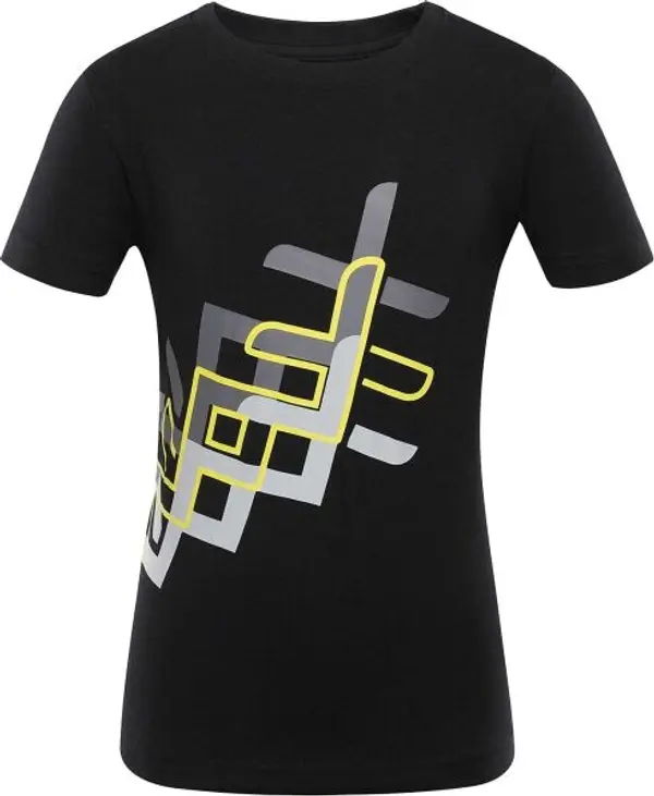 NAX NAX ILBO Детска тениска, черно, размер 104-110