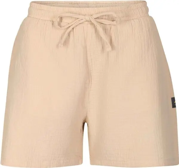 NAX NAX IMERA Дамски памучни къси панталони, бежово, размер