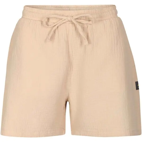 NAX NAX IMERA Дамски памучни къси панталони, бежово, размер