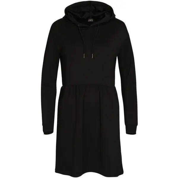 NAX NAX MIWA Дамска суитшърт рокля, черно, размер