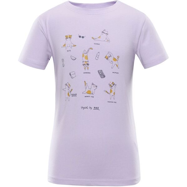 NAX NAX POLEFO Детска тениска, лилаво, размер