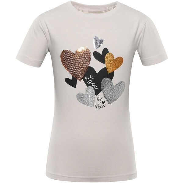 NAX NAX ZALDO Момичешка тениска, бежово, размер