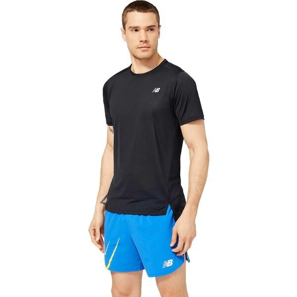 New Balance New Balance ACCELERATE SHORT SLEEVE Мъжка спортна тениска, черно, размер
