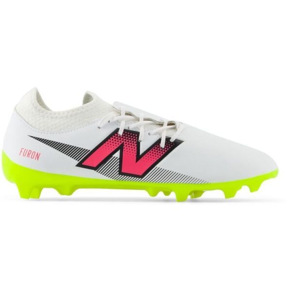 New Balance New Balance FURON V7+ DISPATCH FG Мъжки футболни бутонки, бяло, размер 42