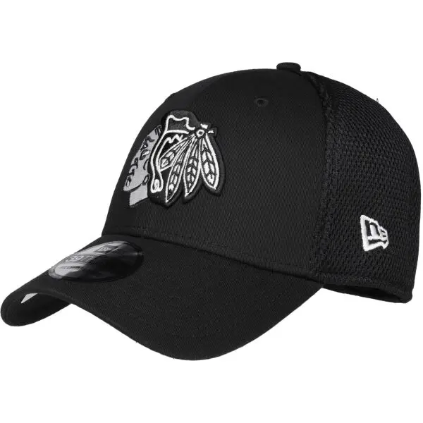 New Era New Era CHICAGO BLACKHAWKS NHL EVERGREEN 39THIRTY Шапка с козирка, черно, размер
