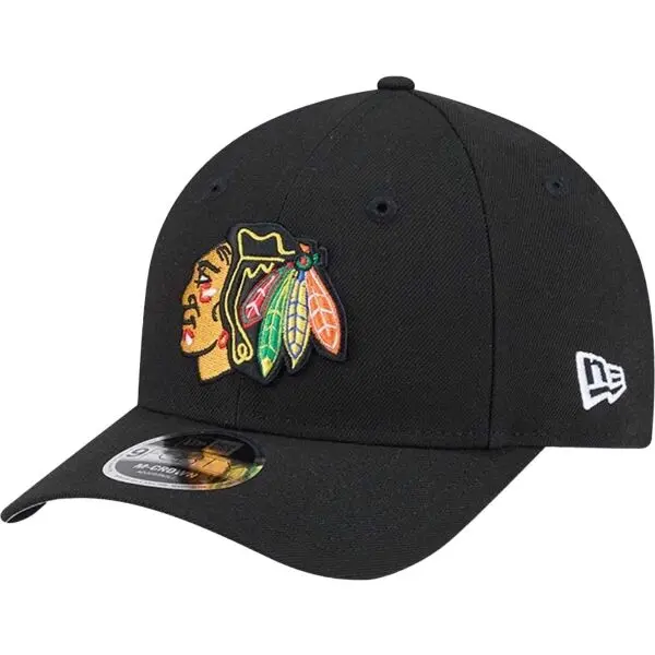 New Era New Era CHICAGO BLACKHAWKS NHL TEAM 9FORTY Шапка с козирка, черно, размер UNI